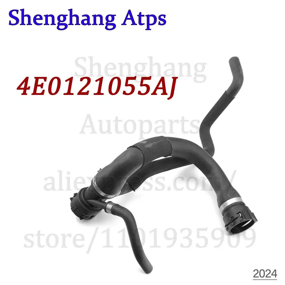 Engine Upper Coolant Radiator Hose Cooler Cooling Pipe Line 4E0121055AJ For Audi A8 D3 S8 Quattro 2004-2010 2.8 3.2 BDX BPK CJBA