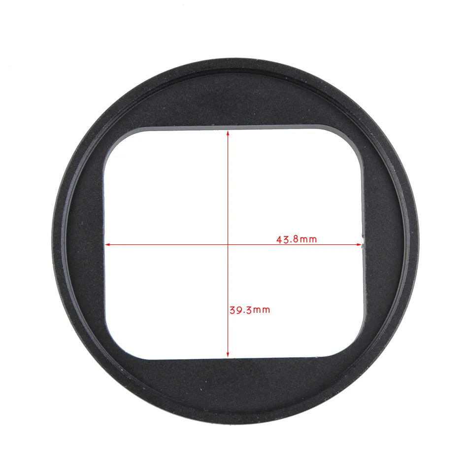 Anel adaptador para filtro de lente de câmera, acessórios de reinstalação para go pro hero 3 sj4000 mini filmadora, filtro de 58mm e polarizado polar