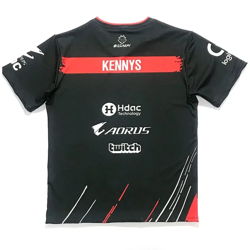 G2 Pro jugador uniforme de Jersey personalizado 2020 LoL LEC G2 camisetas del equipo Esports personalizar nombre Fans camiseta hombres mujeres gorras camiseta