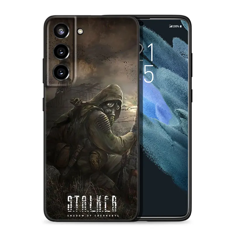 Game Stalker Clear Sky Phone Case For Samsung Galaxy S20 S21 FE S22 Ultra S10 Lite S10E S9 S8 Plus S7 Edge Soft TPU Black Cover