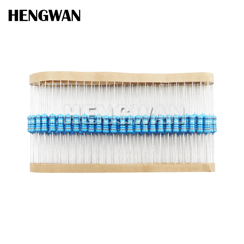 20pcs 1W Metal film resistor 1% 0.1R-2.2M 10R 22R 47R 100R 330R 1K 4.7K 10K 22K 47K 100K 330K 470K 1 2 10 22 47 100 330 1M ohm