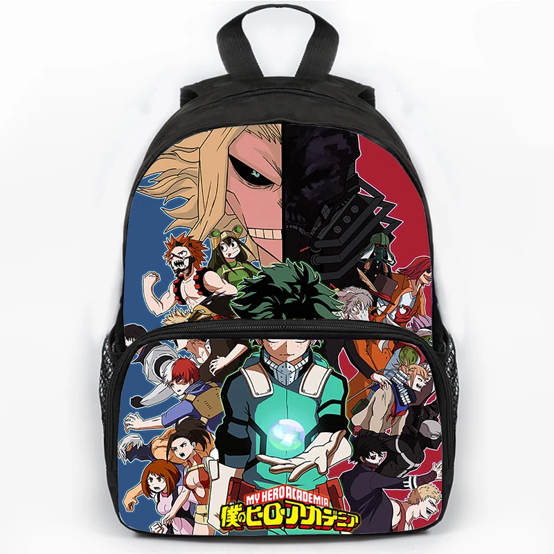 Qualität mein Held Akademie Rucksack Deku Bakugou Anime Schule Rucksack Kinder Schult asche Jungen Mädchen Bücher tasche Wandern Reise Tages rucksack