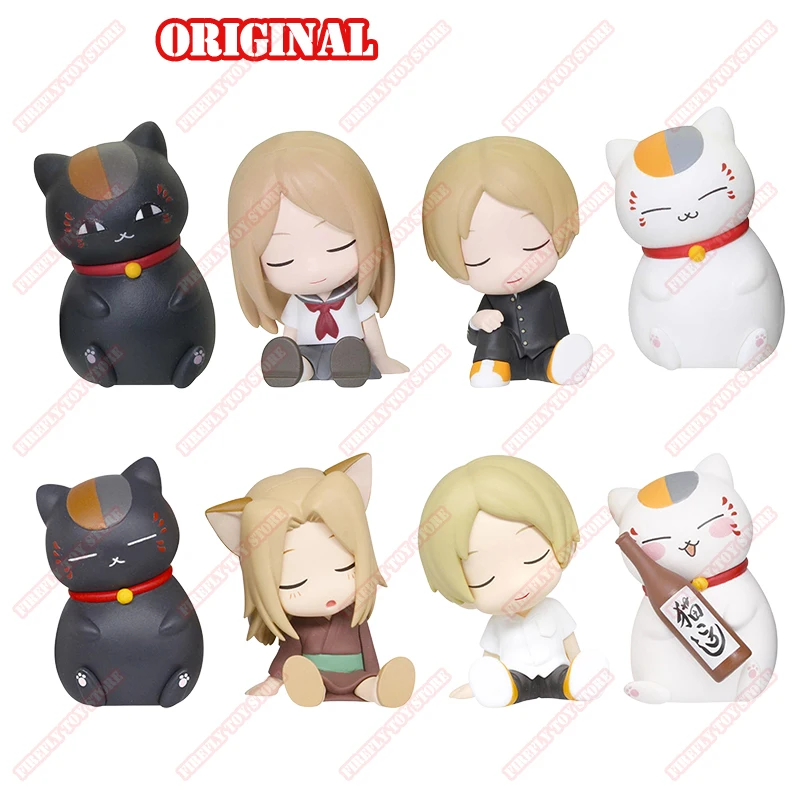 オリジナル夏目友人帳アニメ周辺グッズ ニャンコ先生 ガチャ ガシャポン アニメアクションモデルフィギュアコレクション