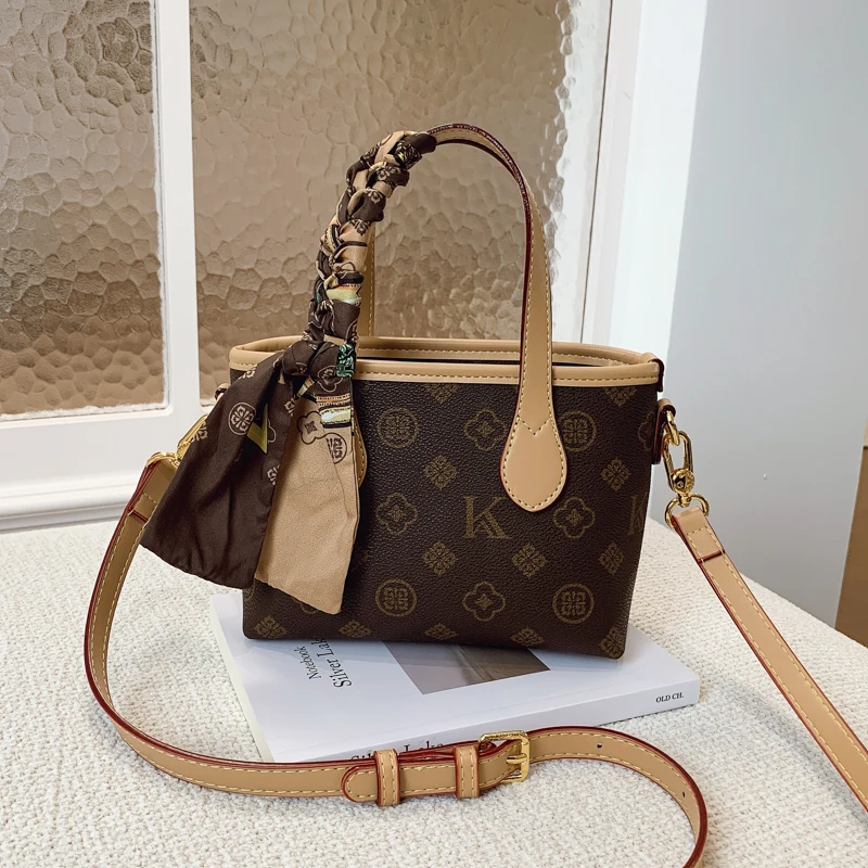 حقيبة يد كروس عصرية وفريدة من نوعها للنساء مع تصميم جلدي عتيق وسعة كبيرة وأسلوب بسيط #6