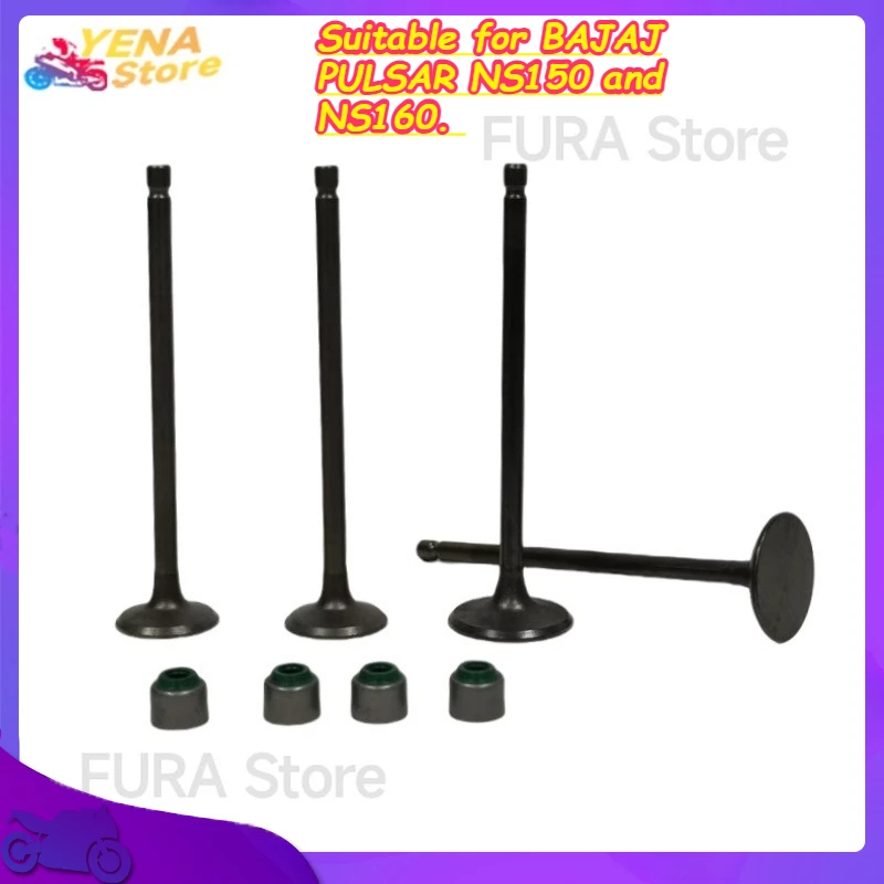 

The intake and exhaust valve rods for motorcycle engines are suitable for BAJAJ PULSAR NS150 and NS160.