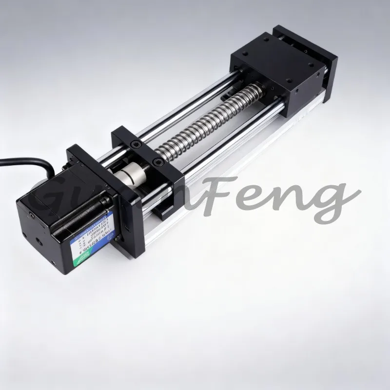 Dual‑Line Rail Ball Screw Motion Platform, Precision Linear Bearing Module Track for Cutting Machine