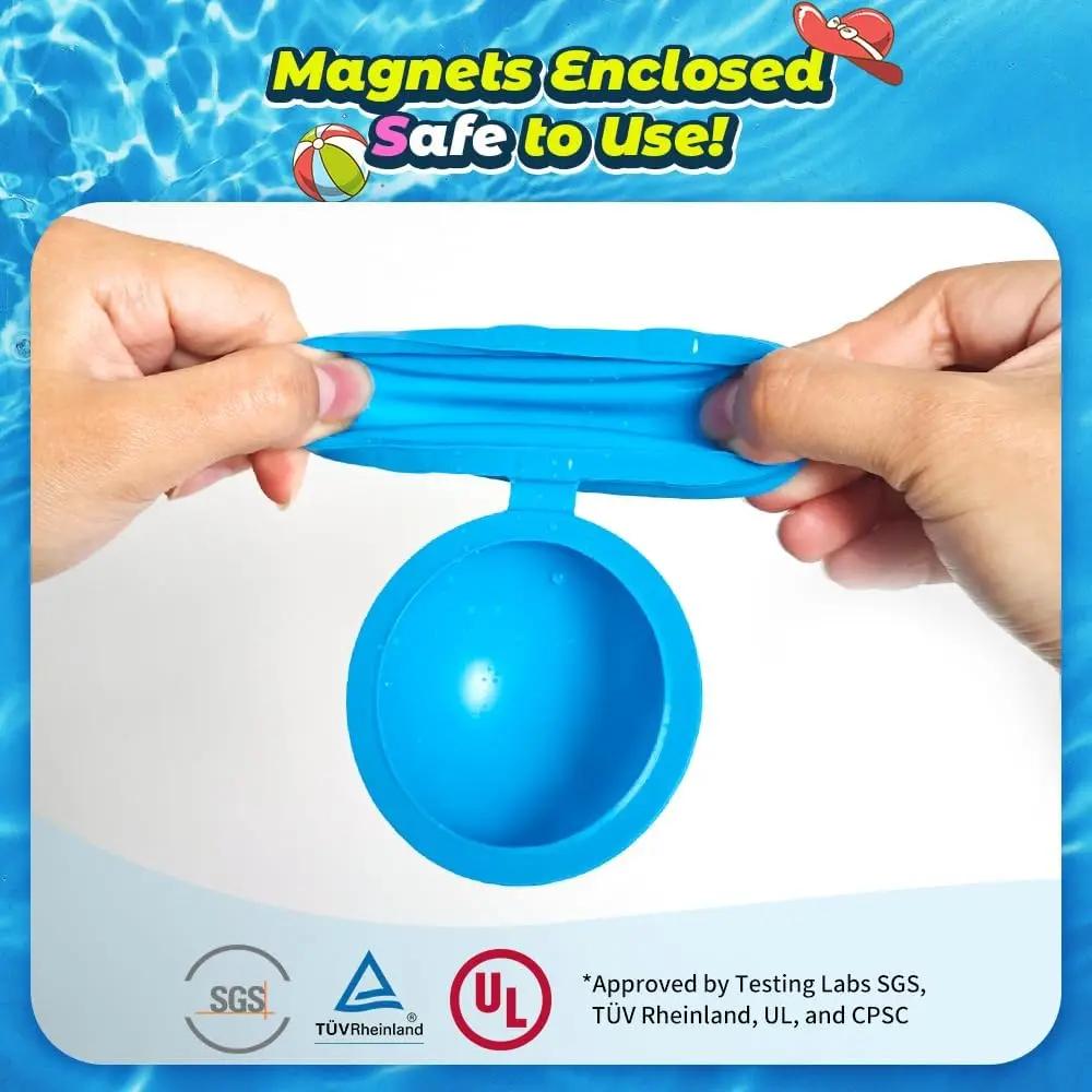 Conjunto de balões de água magnéticos reutilizáveis para piscina, praia, verão, brinquedos ao ar livre, 1/3/5 peças, suprimentos para jogos de diversões para crianças de 3 a 12 anos