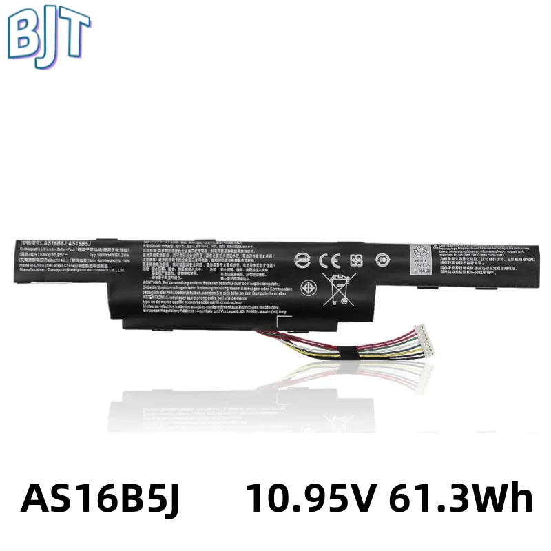 

10.95V 61.3Wh New AS16B8J AS16B5J Laptop Battery for Acer Aspire F15 F5-573G E15 E5-575G E5-575G-53VG F5-573G-55KW 3ICR19/66-2