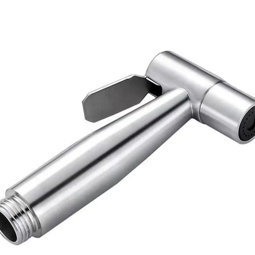 Toilet Bidet Spray Angle Valve One In Two Out Diverter Copper Bathroom Sprayer Kit Modern Handheld Cleaning Shower Head