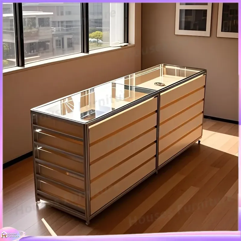 Modern Shoe Cabinet Storage Organizer Multi Layer Drawer Display Shelf Birch Wood DIY Home Entryway Furniture Space Saving
