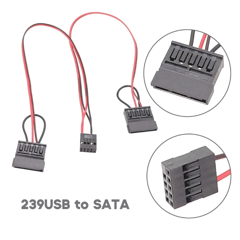 Wytrzymały przewód zasilający USB 239 na SATA do konserwacji i napraw komputerów 30 cm 896C