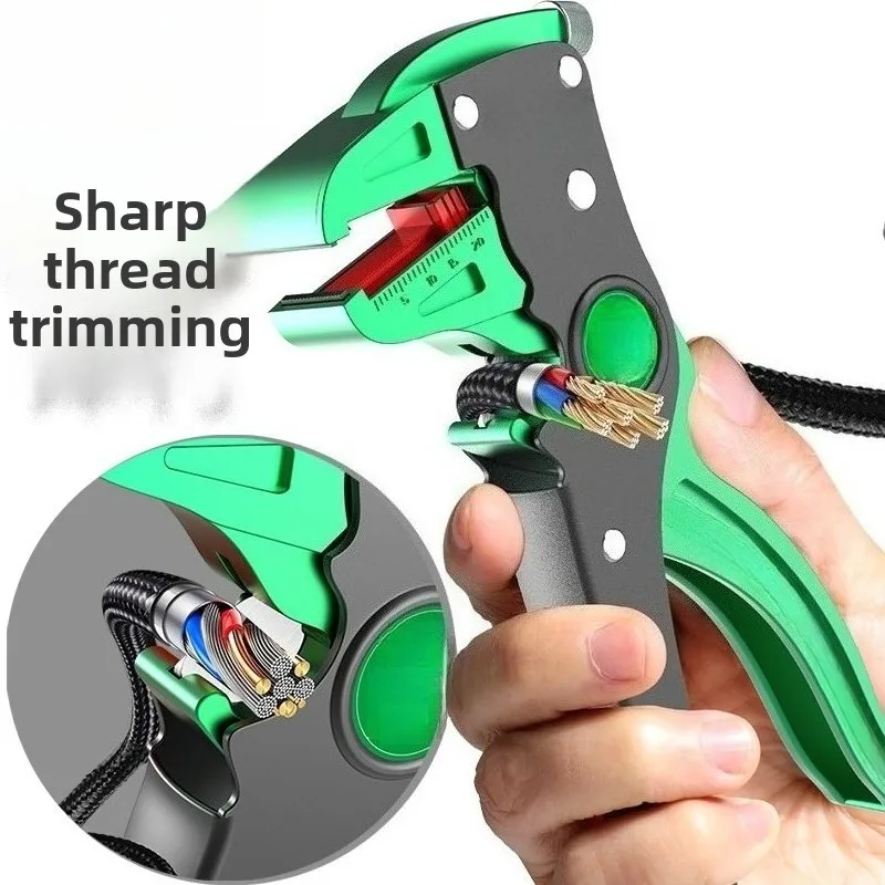 Automatic Duckbill Wire Stripper Pliers 0.2-5mm² Multi-functional Electrician Wire Stripping Tool