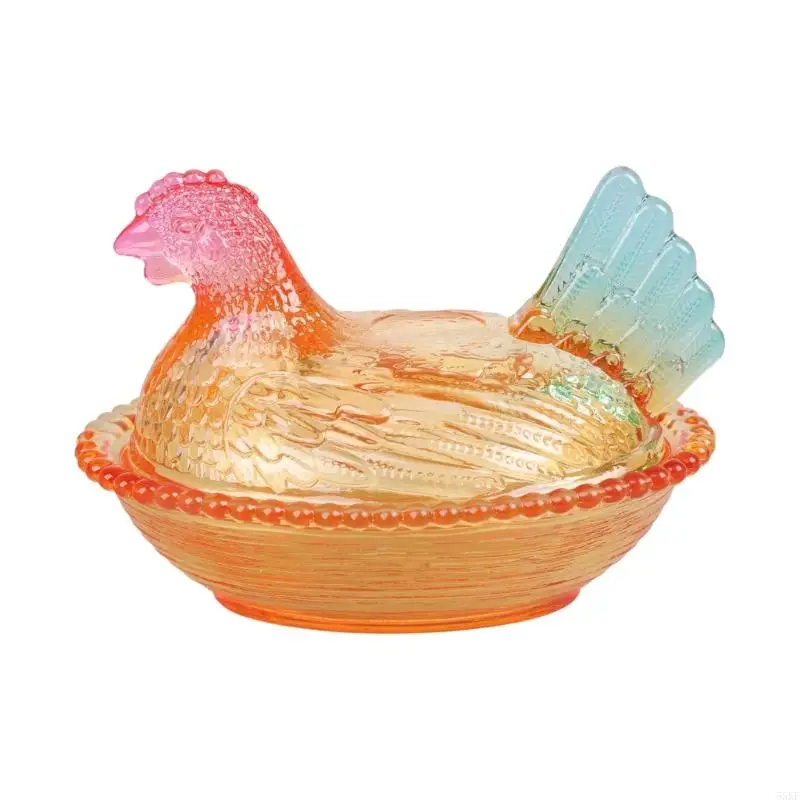 Candy Jar Candy Bowl with Lid,Dessert Plate Covered Candy Bowl Snacks Bowl Gift 55KF