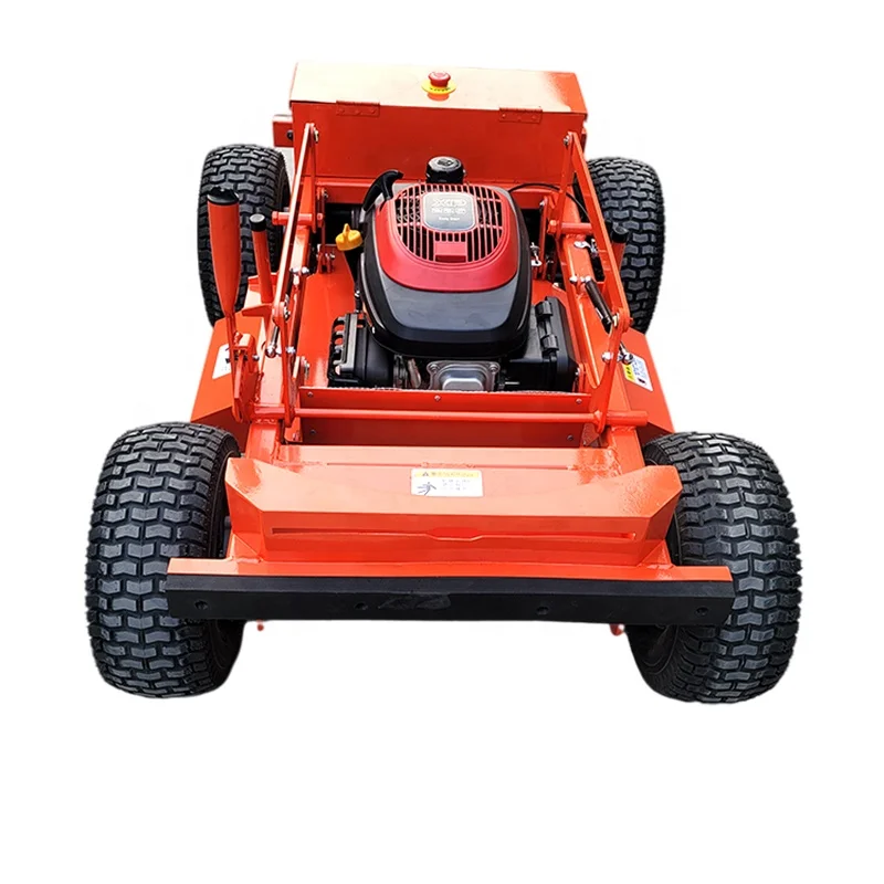 Home Used 9.5HP Smart Mini Gasoline Remote Control Slope Lawn Mower	with 4W4D for sale