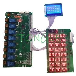 Bill Banknote Coin Acceptor Selector Time Control, 8 Channel Timer Board, Arcade Game Vending, Water Dispenser Machine, JY-258
