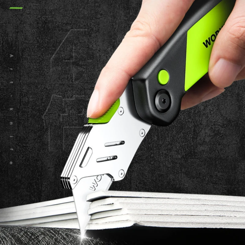 

Utility Knife Folding Heavy Duty Thickened Electrician's Knife Cutting Leather Carpet Cutting Industry Handy Multi-tool Knife