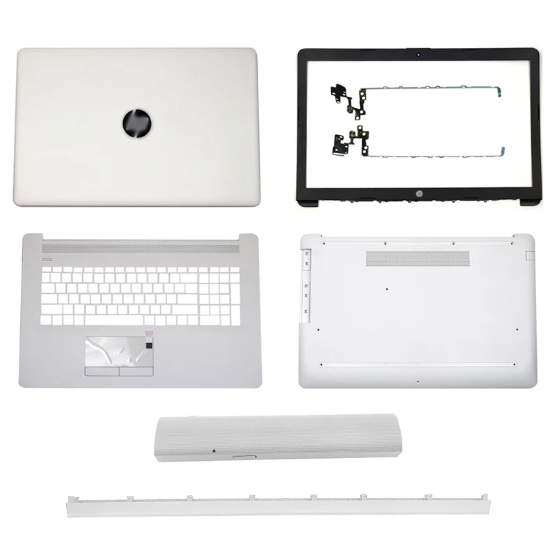 

Original NEW Laptop LCD Back Cover/Front Bezel/Palmrest Upper Case/Bottom Case /Hinges Cover For HP 17-CA 17-BY White L48404-001