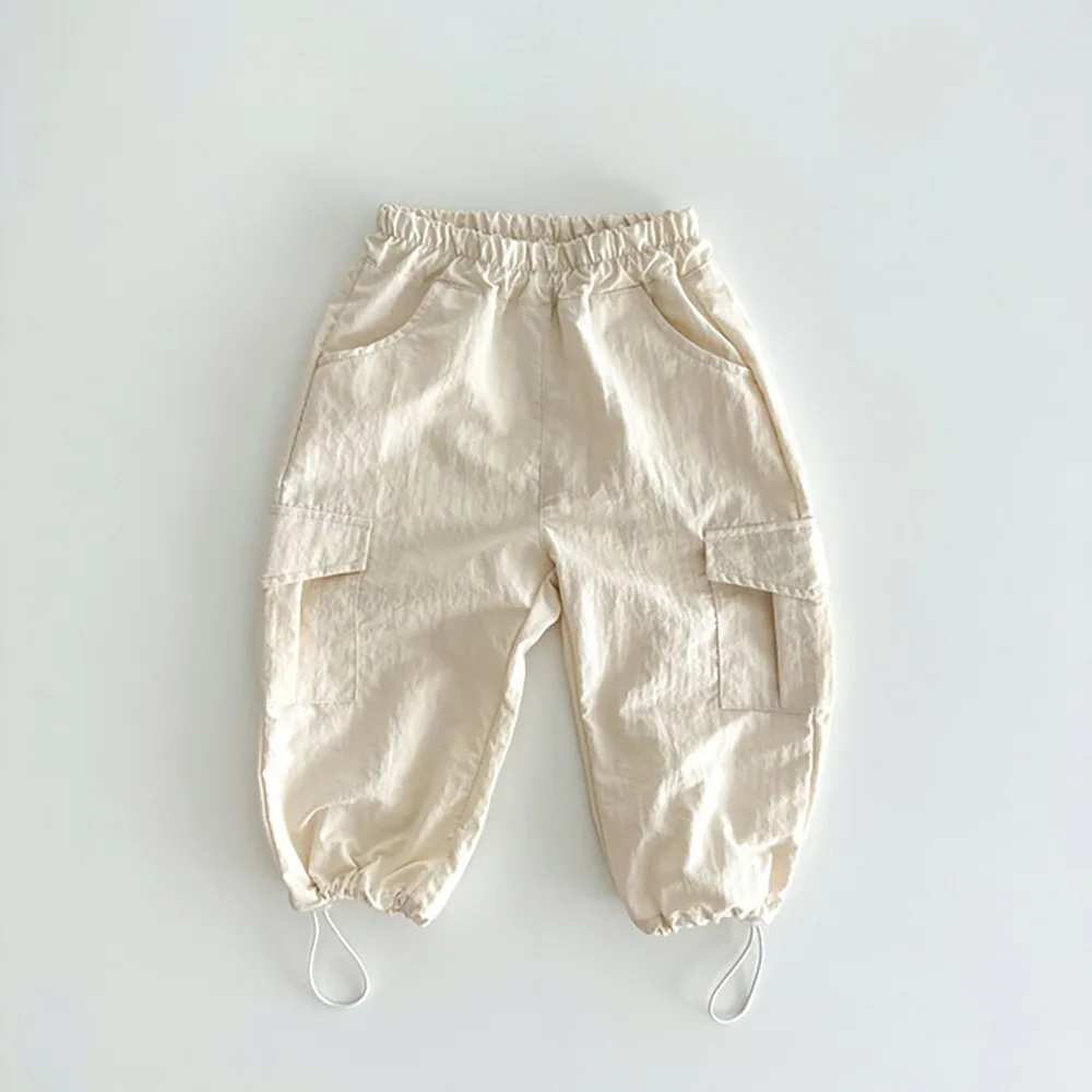 Calça casual de bebê, calça esportiva para criança, roupa infantil, moda sólida, infantil, para meninos, meninas, nova, outono, 2023