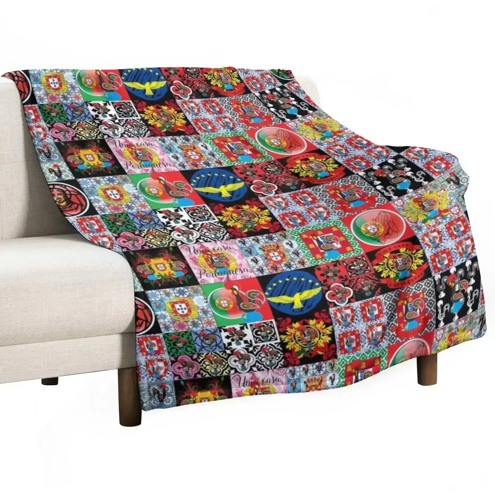 Portuguese culture Throw Blanket warm winter Sofas Thins Travel Custom Hairys Blankets