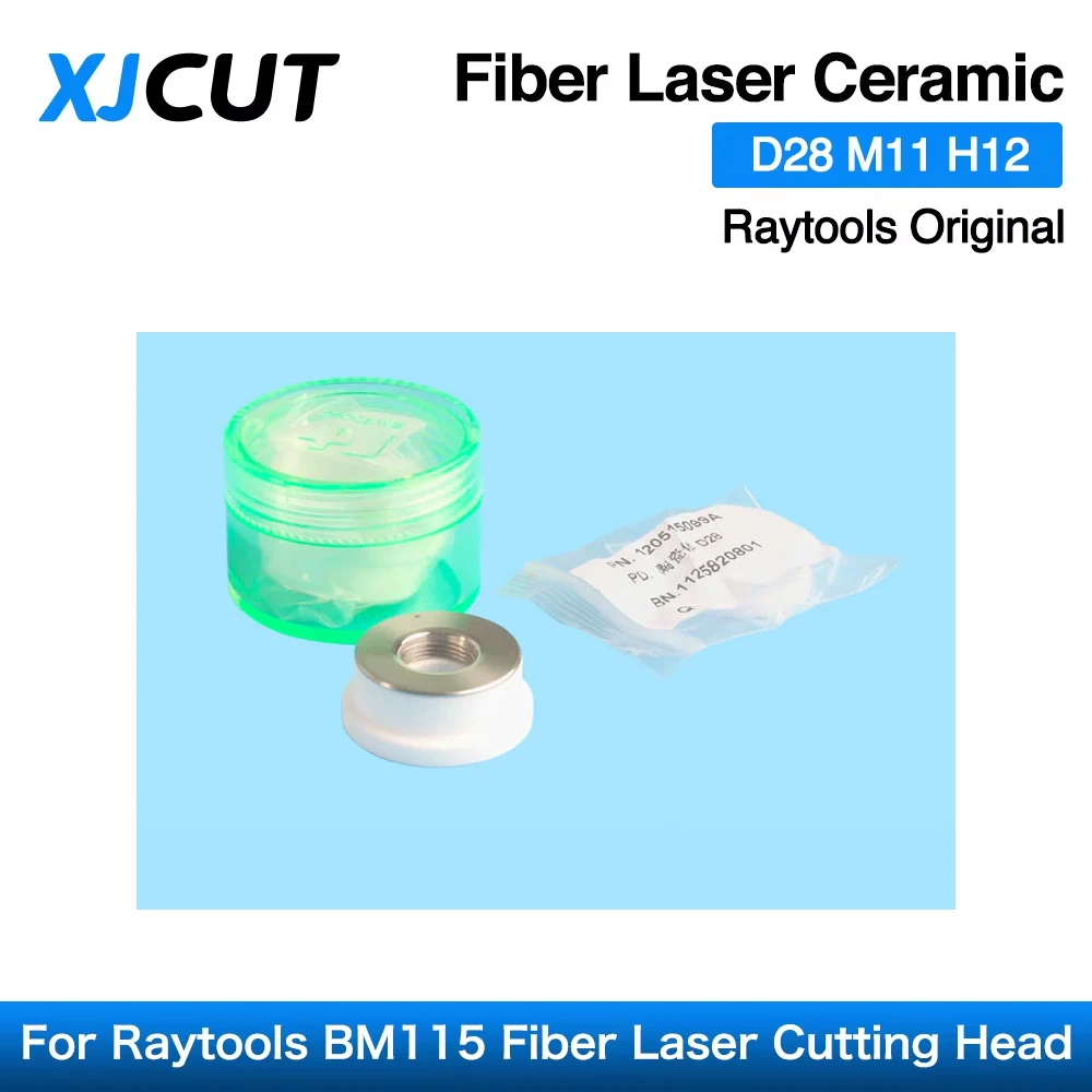 XJCUT Raytools Original Laser Ceramic Dia.28mm M11 Nozzle Holder 120515099A For Raytools BM115 Fiber Laser Cutting Head