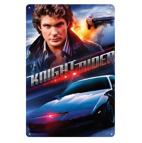 Knight Rider TV-Serie Film Metallposter Blechschild Plakette