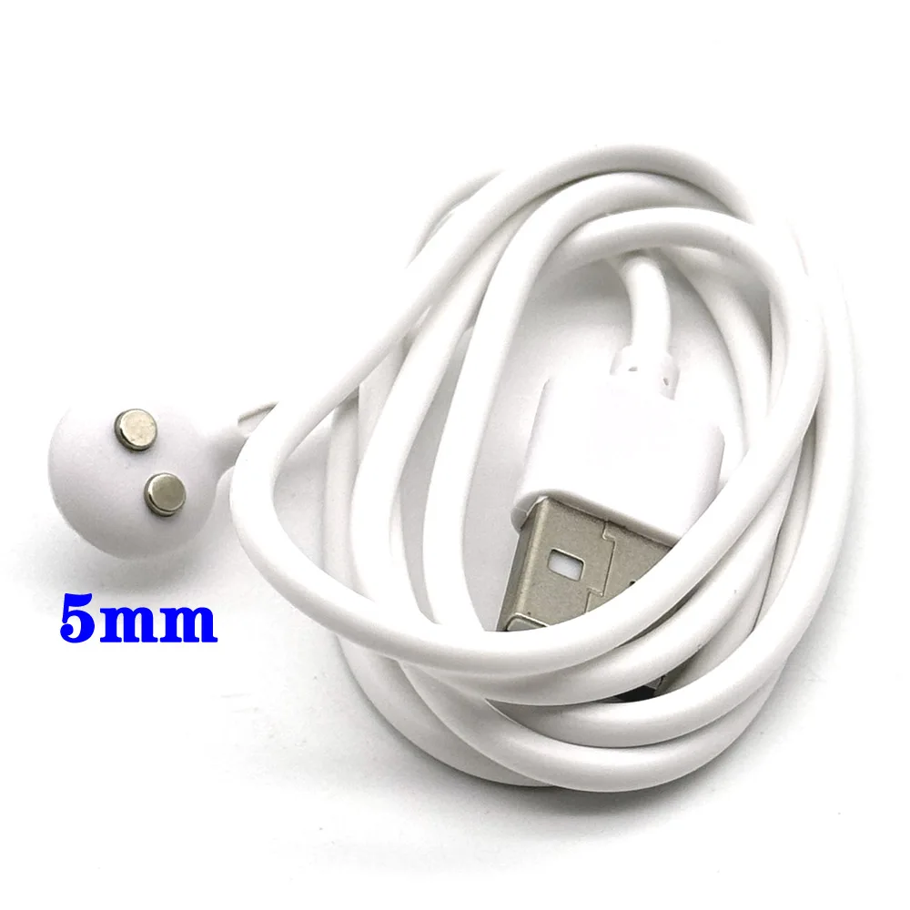 2 Pin DC Magnetic Charging Cable 5/7mm center spacing Magnet Suctio USB Power charger for Beauty instrument Smart device