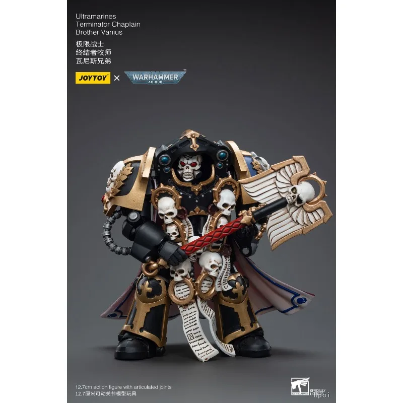 [En Stock] JOYTOY Original 40K1/18 muñeca móvil Warhammer 40000 guerrero extremo arbitrador móvil Anime modelo juguete colección de regalo