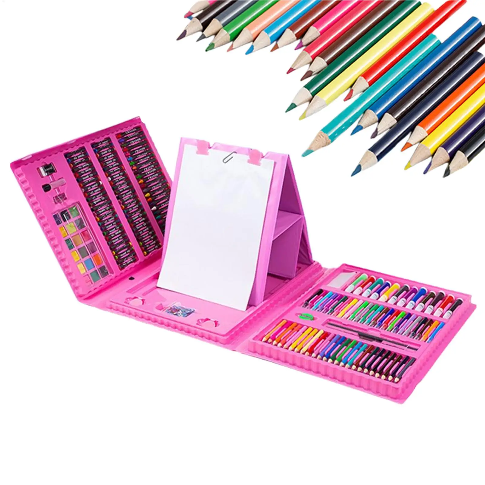 

Набор цветных ручек 208 цветов в подарочной коробке, быстросохнущие ручки для рисования и раскрашивания, портативные с футляром для хранения, для детей, мальчиков, девочек, художников