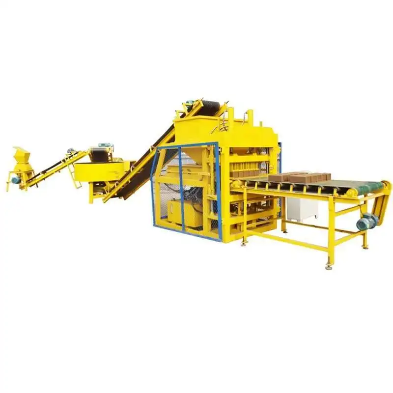 Macchina per fabbricare i mattoni completamente automatica Macchina per mattoni idraulica FL5-10 Macchina per fabbricare completamente automatica Hine per mattoni a pressione