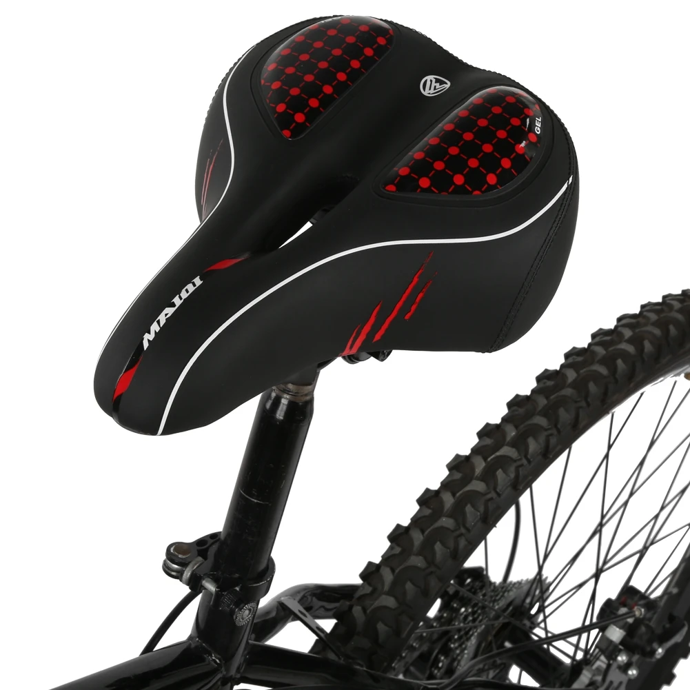 

Bicycle Saddle Seat Big Bum Soft Silicone Easy Using Durable Brand New Mountain Bike Cycling Cushion with Suspension Ball