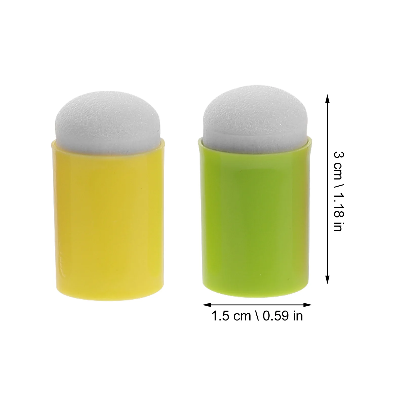 

12Pcs Finger Painting Sponge Daubers Washable Art Crafting Supplies for Ink Stenciling Wood Paper Drawing Portable Design