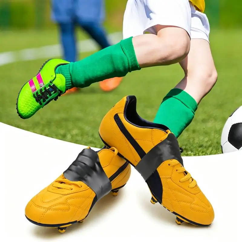 

1Pair Breathable Silicone Football Soccer Lace Bands- Non-Slip Universal Fit Cleat Covers for Training amp Sports All Shoe Sizes