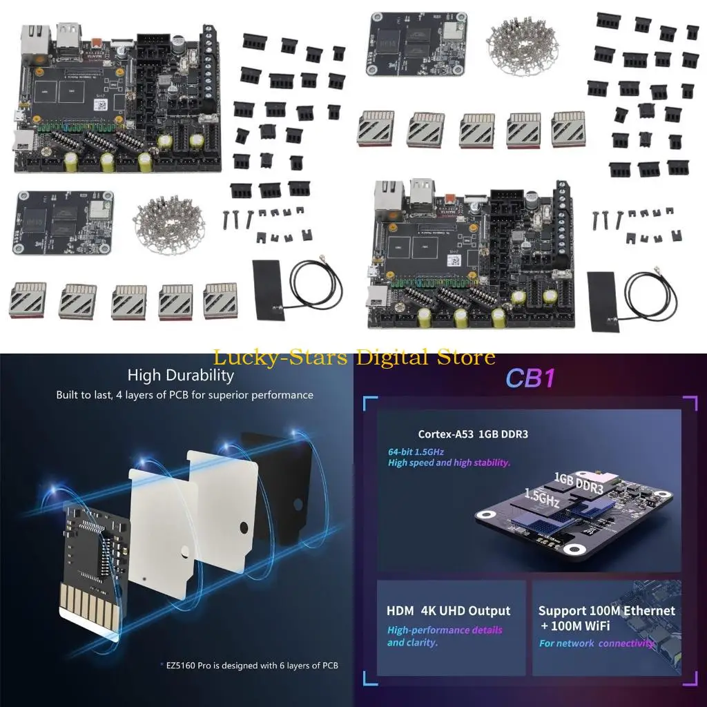 

T3EE Manta E3EZ + CB1 V2.2 Board+ 5pcs EZ2209 Motor for Ender-3/V2/ BIQU-B1 Printer Silent Control Board