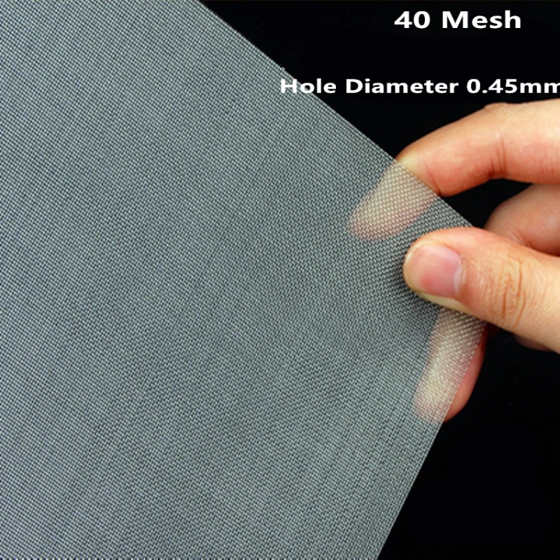 NONE 4 - 500 Mesh, alle Größen 304 Edelstahl-Filterdrahtgeflecht, gewebtes Drahtsieb, Plattensieb 8