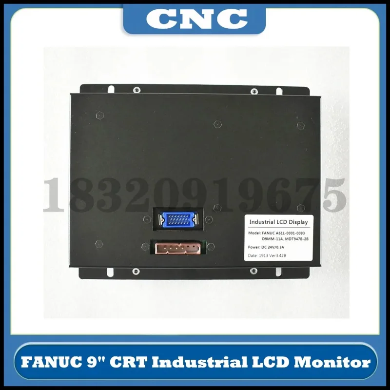 Monitor LCD industriale CNC per la sostituzione del FANUC 9 "Vecchio CRT A61L-0001-0093 D9MM-11A MDT947B-2B A61L-0001-0095 D9CM-01A