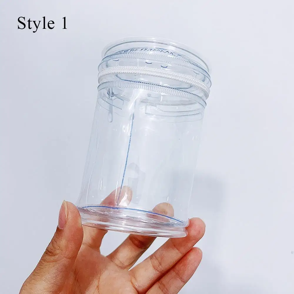 Transparent Storage Box Pouch Mystery Box See-though Toys Dustproof Case PVC Dolls Dispaly Pouch Keychain Bag Organizer Cases