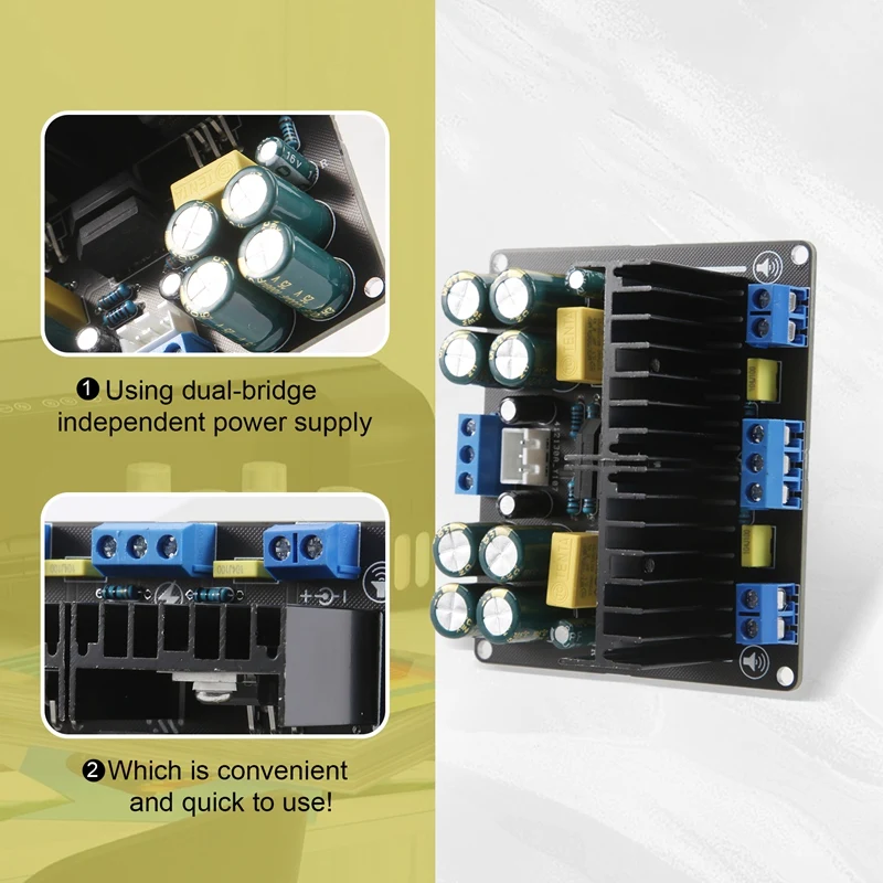 LM1875 Power Amplifier Board Dual Channel 2.0 Stereo Pure Power Amplifier Board DIY Speaker High Power Module