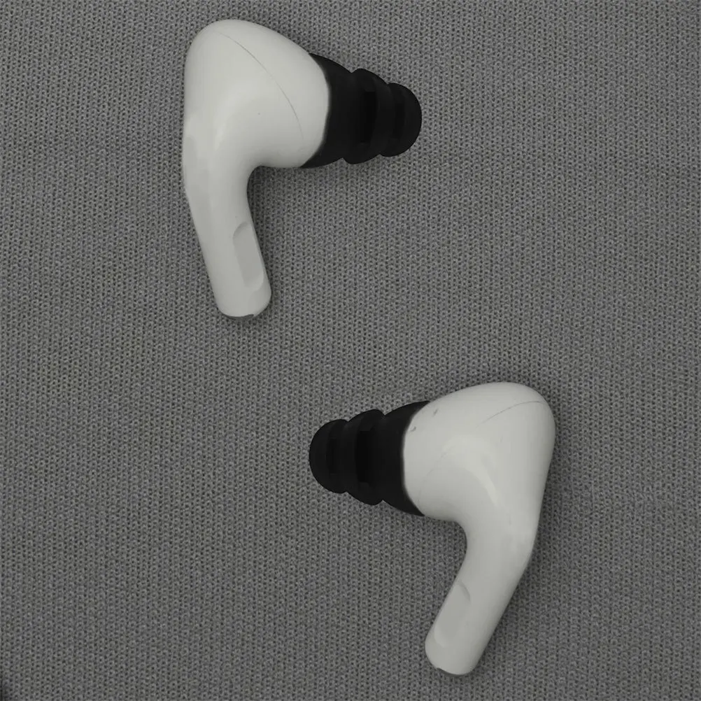 

18Pcs Durable Silicone Earbud Covers Triple Layer Design Noise Reduction Earphone Buds for Extended Wear Comfort