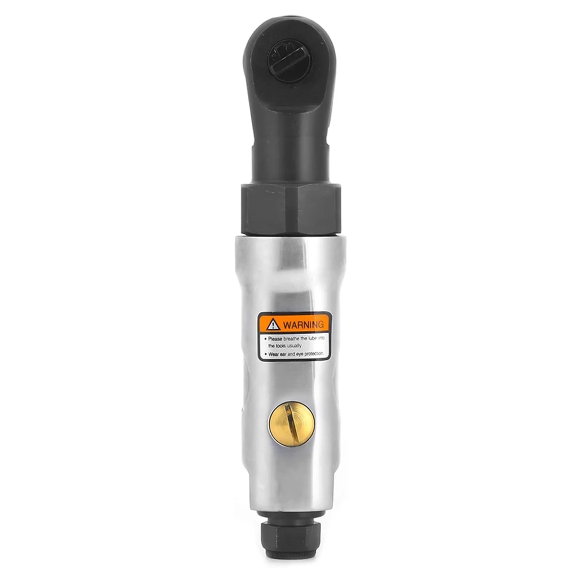 Воздушный ключ с храповым механизмом A002, мини-ключ с воздушным храповым механизмом 3/8 дюйма, вращение вперед и назад, пластиковый стальной корпус, низкая вибрация