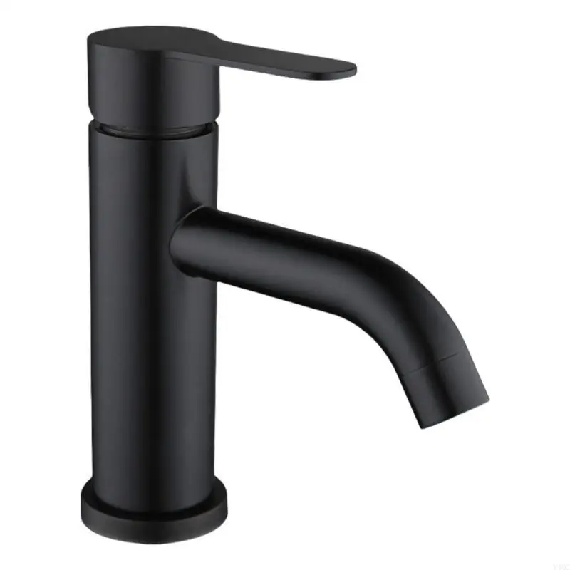 Praktische badkamer wastafel Tap enkele mixer handig voor warm en koud water met stevige roestvrijstalen cartridges y4qc