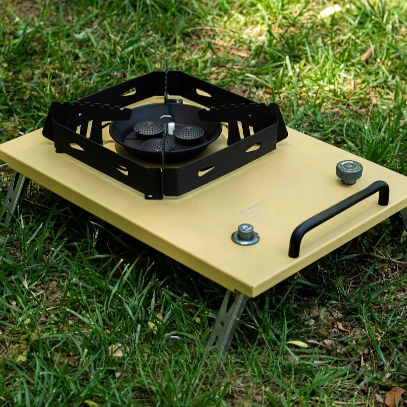 

Camping table One-unit fire outdoor gas stove Split stove Equipment cassette stove