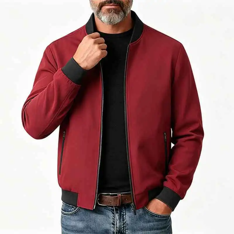 2026 Men 3D Print Baseball Jacket Streetwear Loose Fit Bomber Jacket Fashion Casual High Street Coat Autumn Outdoor Zip Up Outer