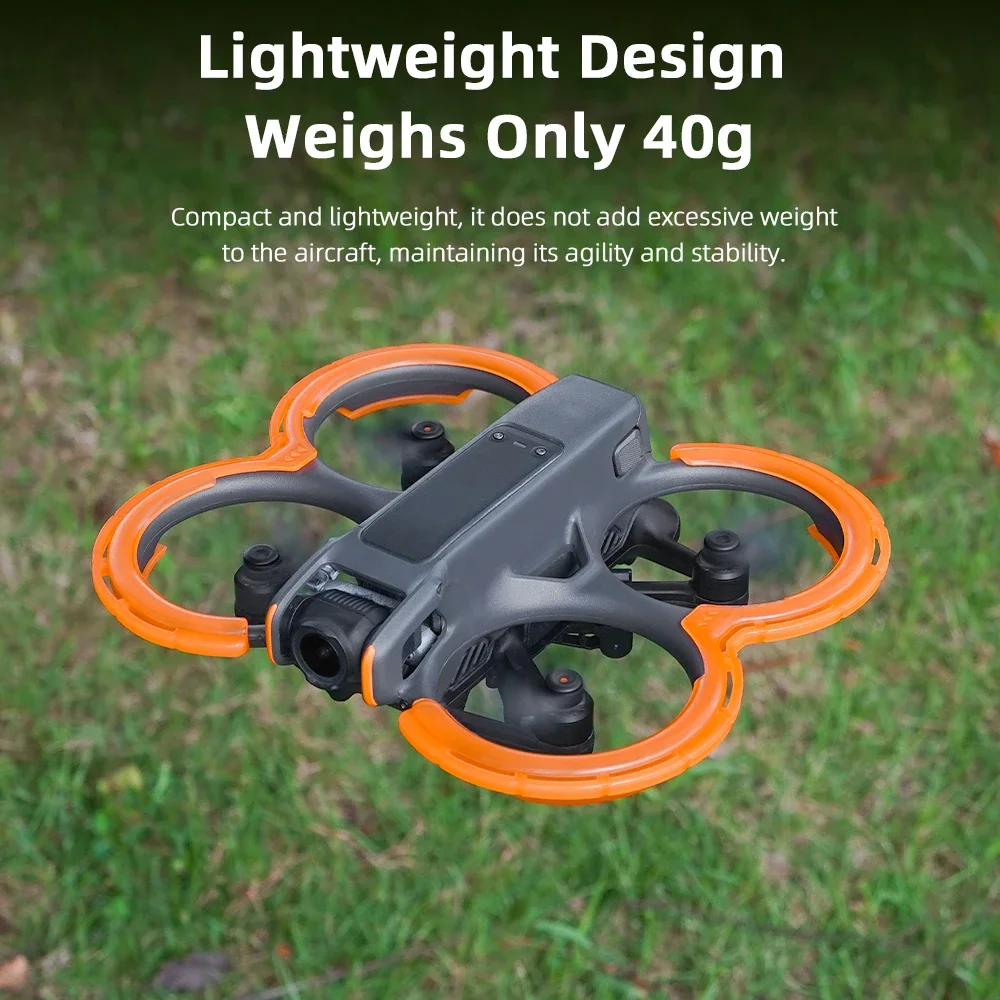 BRDRC المروحة الحرس ل DJI Avata 2 المروحة حماية خواتم المضادة للتصادم تأثير حماة الطائرة بدون طيار الملحقات خفيفة الوزن