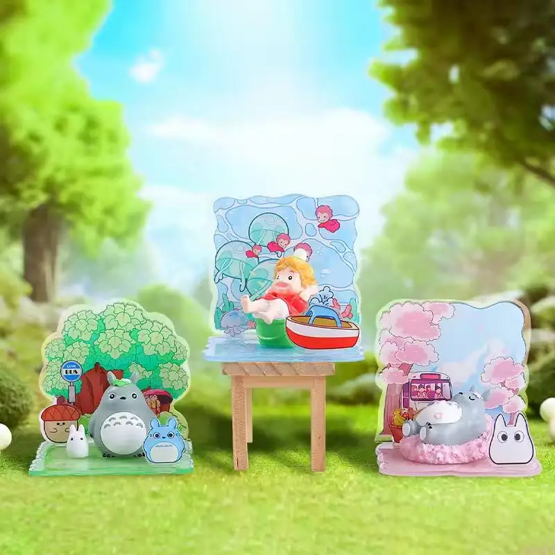 أنيمي خرافة الجان المشهد نسخة هاياو ميازاكي صندوق أعمى تمثال الطرفية اكسسوارات أثاث الأطفال هدية بالجملة