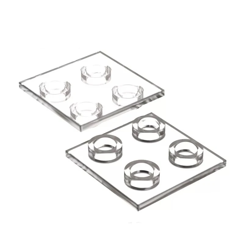 MOC 10 Stück 3068W Board 2x2 Bausteine Set Spezielle Flache Dünne Platte Chassis Befestigungssteine Partikel DIY Spielzeug Kinder Geschenke