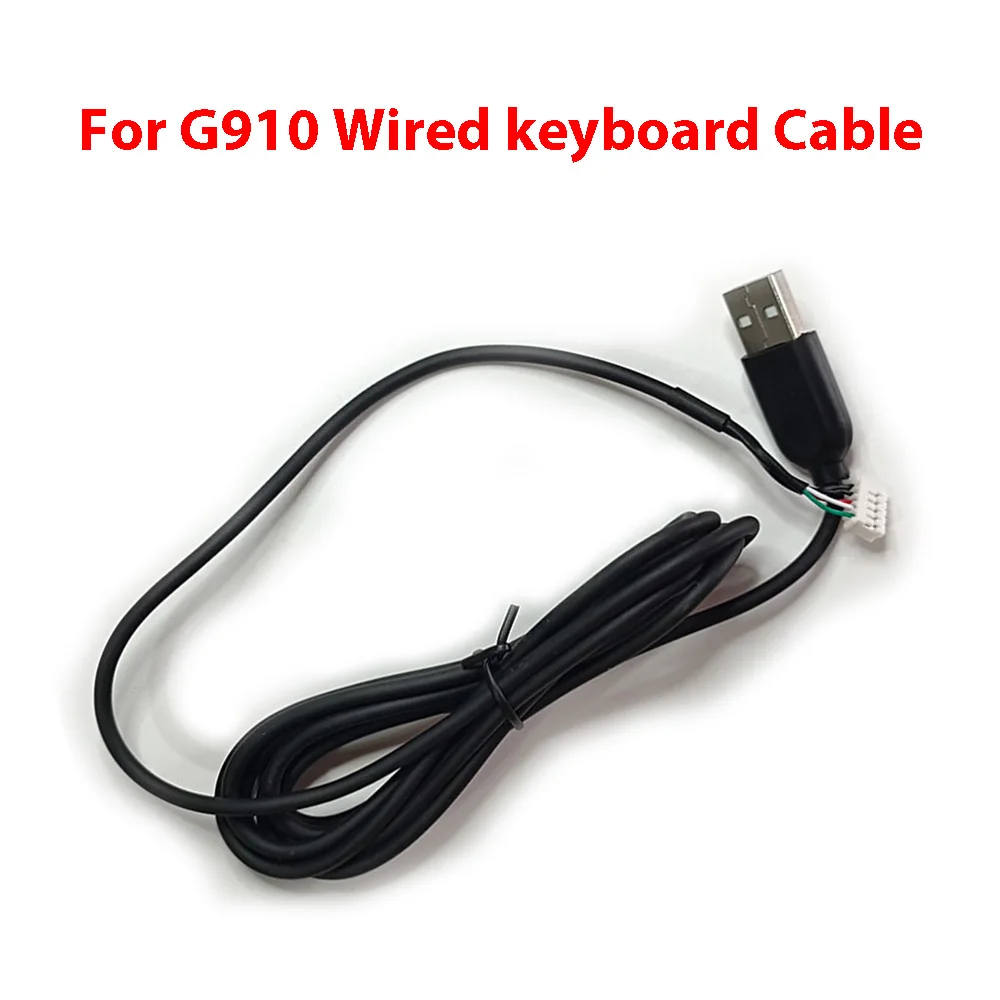 

Для G910 Проводной кабель клавиатуры Сменный USB-кабель 1,8 метра Проводной шнур питания данных