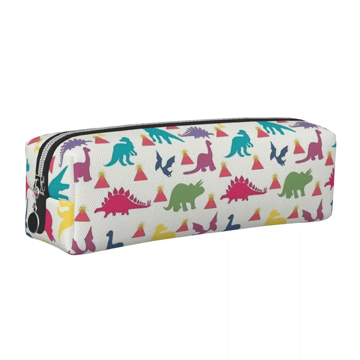 

Dinosaur And Volcano Pencil Cases Pen Box Bags Student Big Capacity Students School Zipper Pencilcases
