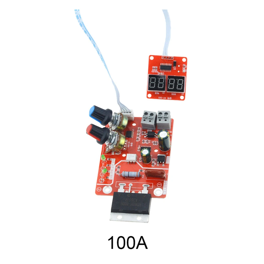 Panel Controlador de tiempo y corriente de soldadura por puntos, amperímetro de sincronización, placa de Control, soldadores por puntos, pantalla