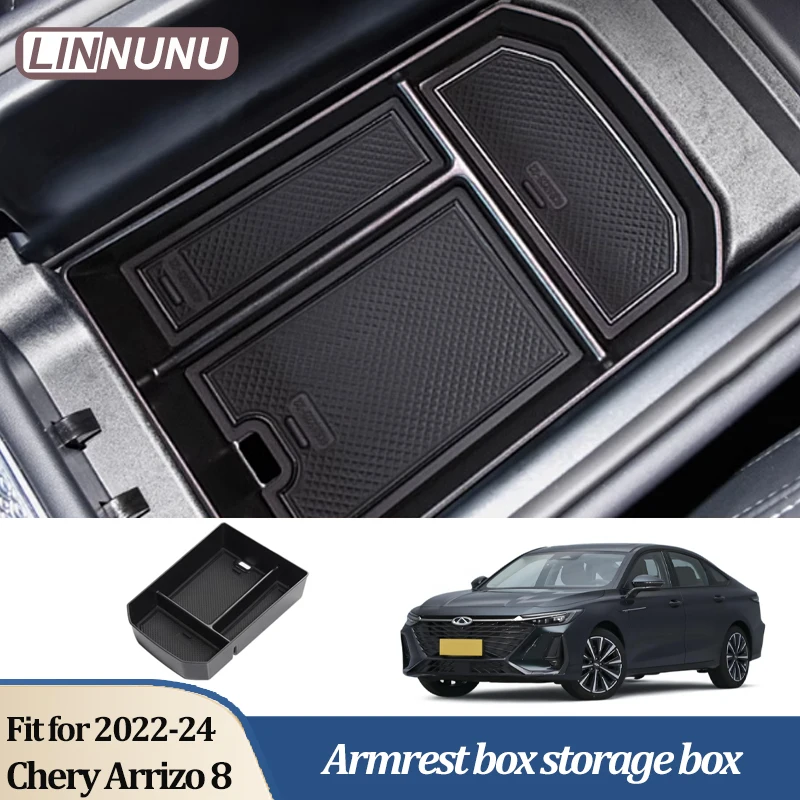 

Linnunu подходит для Chery Arrizo 8 2022-2024 коробка для хранения подлокотников салона автомобиля, подлокотник, разделительная панель, аксессуары для модификации салона автомобиля