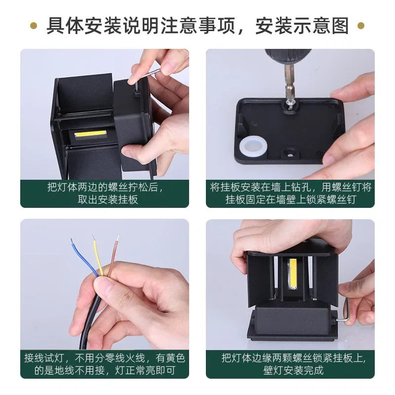 โคมไฟ pelindung Mata ติดผนังแบบเรียบง่าย, 2/4/6/8/10หัวทางเดินบันไดสร้างสรรค์ห้องนั่งเล่นห้องนอนข้างเตียง